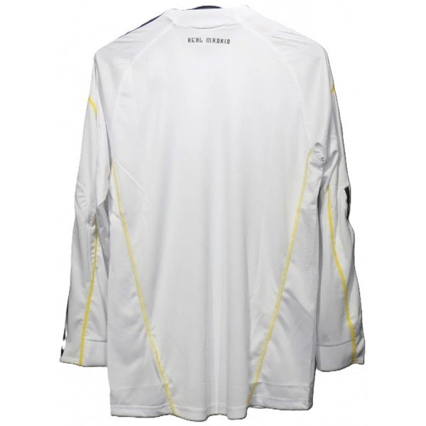Camisa I Real Madrid 2009 2010 Adidas retro manga comprida
